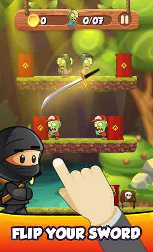 Ninja Kid vs Zombies 2 - Slash Zombies & Monsters 2
