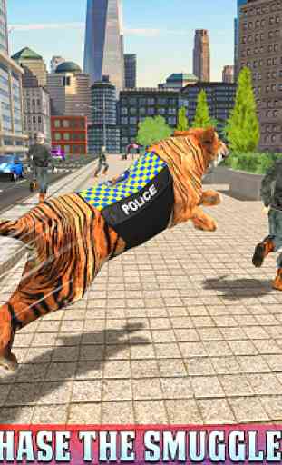 Police Tiger Chase: crime de la ville 1