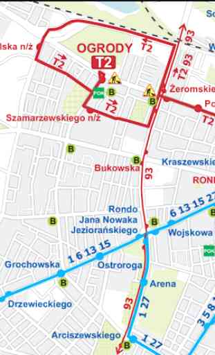 Poznan Tram Map 3