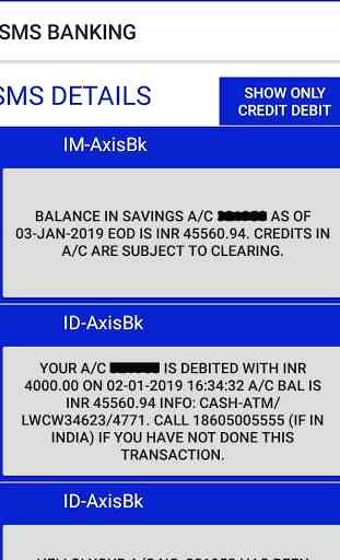 SMS Banking for all bank 4