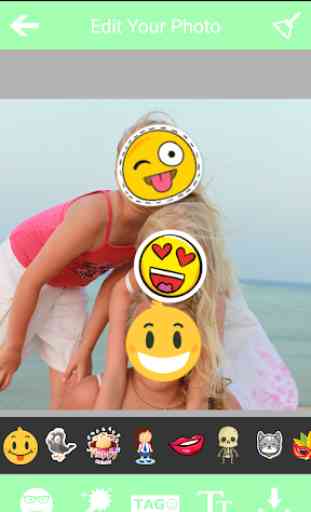 Snap pic with emoji 1