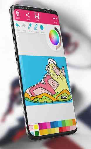 Sneakers Coloring Book - Shoes Coloring 3