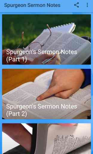 Spurgeon Sermon Notes 1