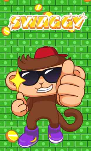 Swaggy Monkey Sticker for Messenger 1