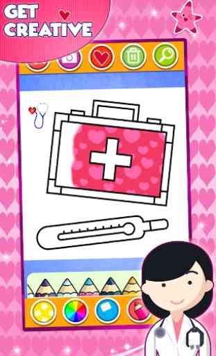 Toy Doctor Set coloriage et dessin pour enfants 2