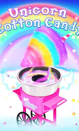 Unicorn Cotton Candy - Cooking Games for Girls 1