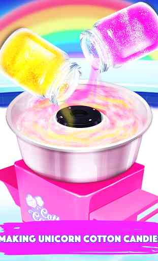 Unicorn Cotton Candy - Cooking Games for Girls 2