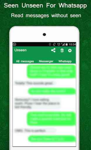 Unseen blue tick No last seen for Whatsapp 3