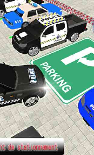 US Police Voiture Parking: Gratuit Parking Jeux 2