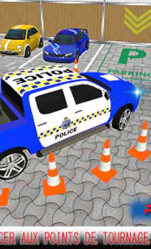 US Police Voiture Parking: Gratuit Parking Jeux 3