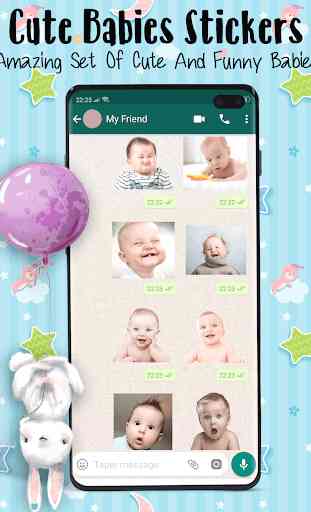 WAStickerApps - Autocollant de Bébés pour WhatsApp 1
