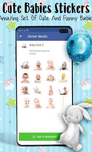 WAStickerApps - Autocollant de Bébés pour WhatsApp 3