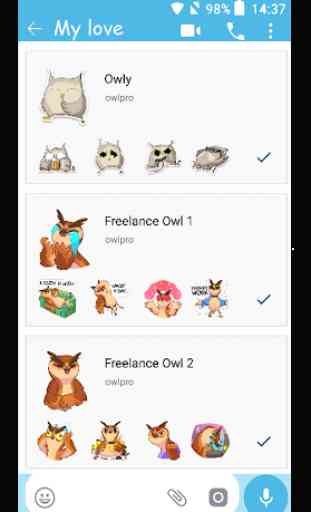 WAStickerApps OWL pour WhatsApp 1