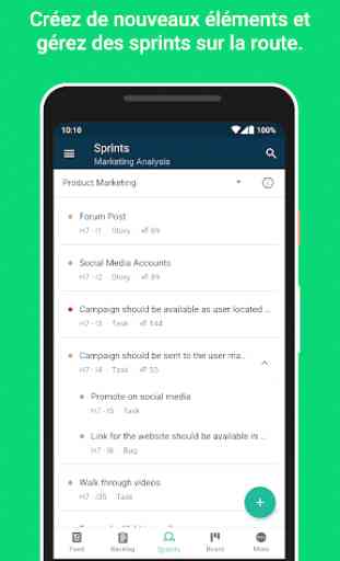 Zoho Sprints - App de gestion de projets agile 2