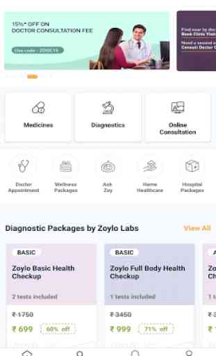Zoylo - Medicines, Blood Tests, Doctors 3