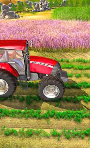 agriculture de tracteur de terres agricoles 1