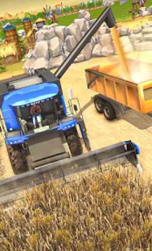agriculture de tracteur de terres agricoles 2