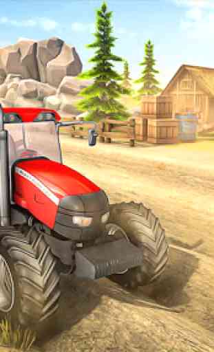 agriculture de tracteur de terres agricoles 3