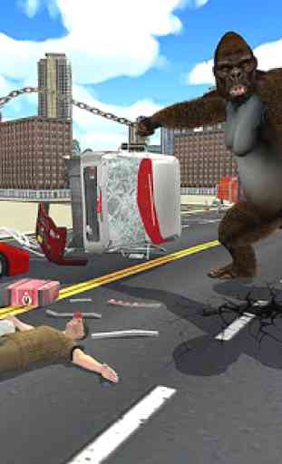 Angry Gorilla Kong Attack - City Rampage 2019 3