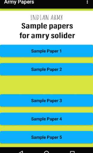 Army Sample Papers 1
