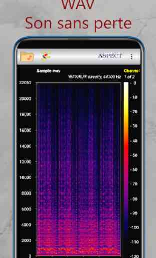Aspect - Analyseur de spectrogramme de audio 1