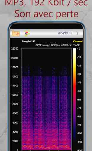 Aspect - Analyseur de spectrogramme de audio 2