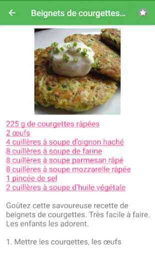 Beignets avec calories recettes en français. 4
