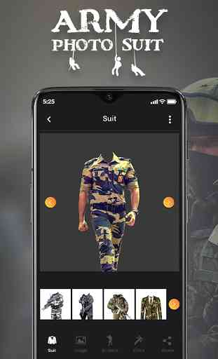 Bharat Ke Veer Photo Suit - Army Photo Suit 1