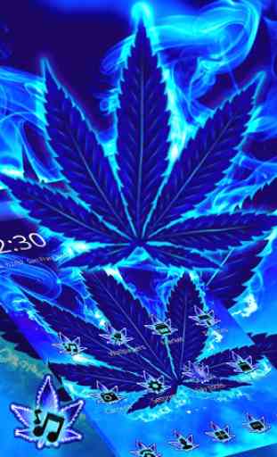 Blue Flame Weed Theme 1