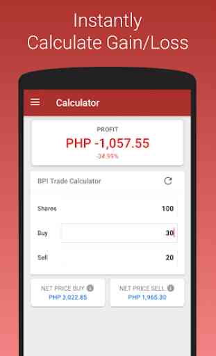 BPI Trade Calculator – Buy and Sell Calculator 3