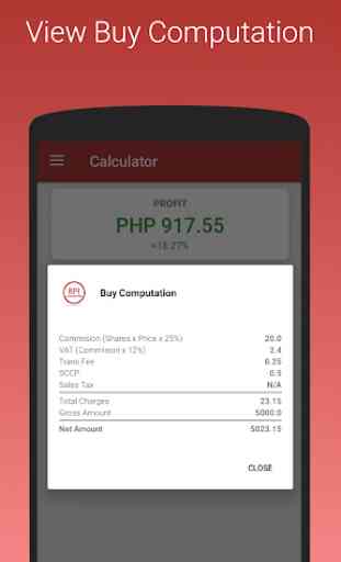 BPI Trade Calculator – Buy and Sell Calculator 4
