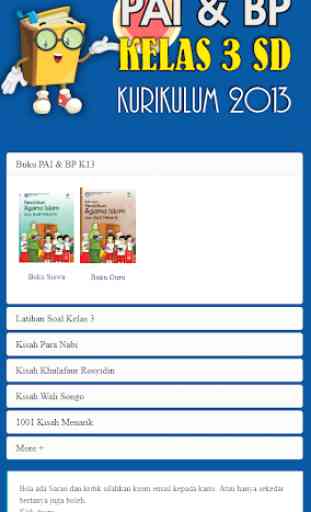 Buku PAI & BP Kelas 3 SD Kurikulum 2013 Lengkap 2