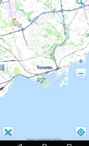 Carte de Toronto hors-ligne 1