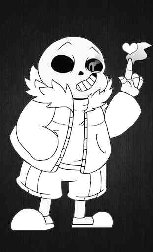 Coloring book for Undertale 1