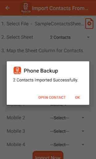 Contacts Backup To XLSX PDF and CSV 4