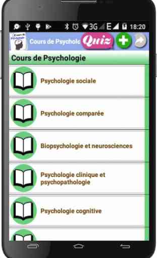 Cours de Psychologie 1