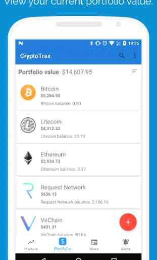 CryptoTrax - Bitcoin & Cryptocurrency Portfolio 1