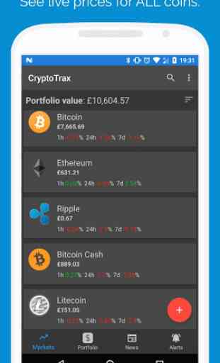 CryptoTrax - Bitcoin & Cryptocurrency Portfolio 2