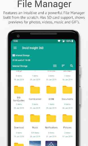 Droid Insight 360: File Manager, App Manager 2