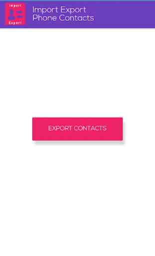 Export import contacts 2
