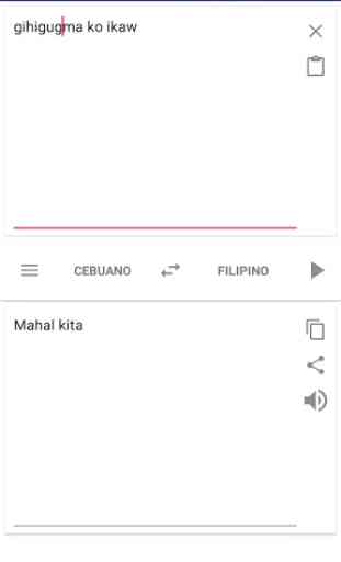 Filipino Tagalog Cebuano Translator 3