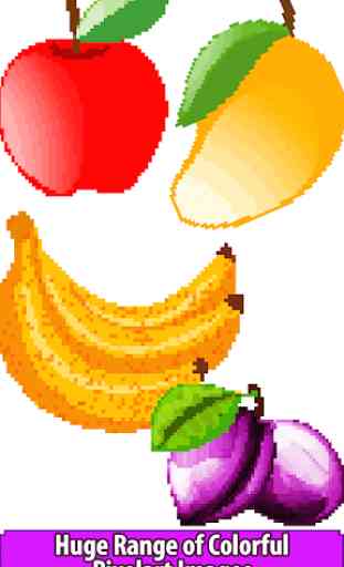 Fruits Color by Number - Pixel Paint, Number Draw 2