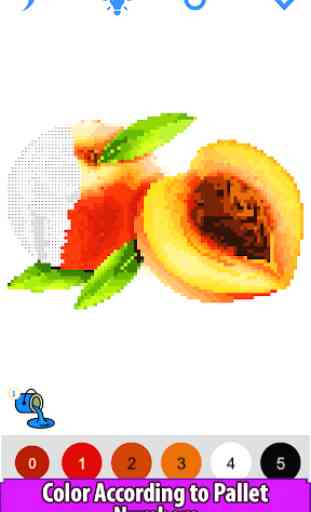 Fruits Color by Number - Pixel Paint, Number Draw 4