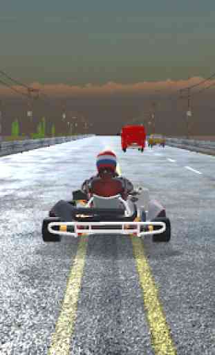 Go-Kart Traffic Racer - Course de Buggy 2
