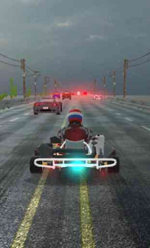 Go-Kart Traffic Racer - Course de Buggy 3