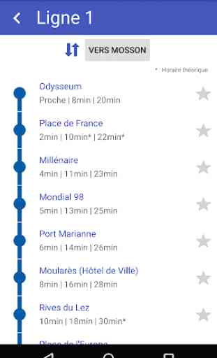 Horaires Tram Montpellier 3