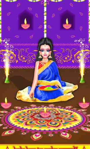 Indian Celebrity Fashion Doll Diwali Celebration 1