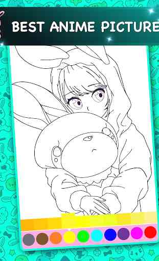 Kawaii - Anime Animated Coloring Book 3
