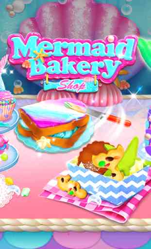 Mermaid Unicorn Cupcake Bakery Shop Cooking Game 1