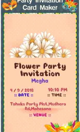 Party Invitation Card Maker 2